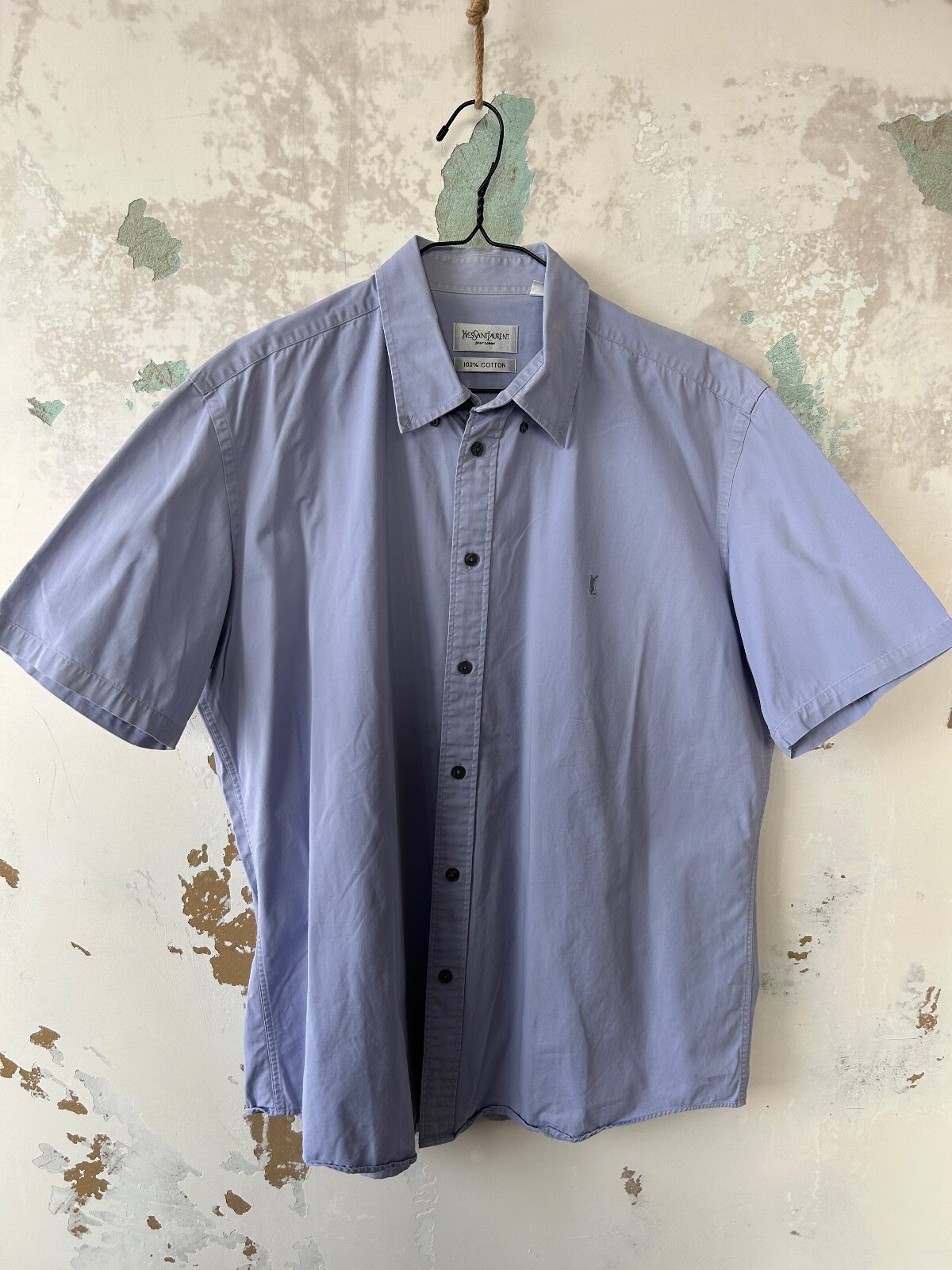 Camicia manica corta vintage YSL Yves Saint Laurent taglia XL