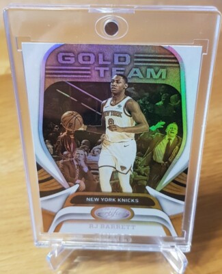 Panini 2020-21 Certified - RJ Barrett - Gold Team - New York Knicks 