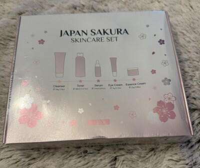 Laikou - Japan Sakura Skincare Set - Blossom Beauty - Brand New/sealed, 5 Pieces