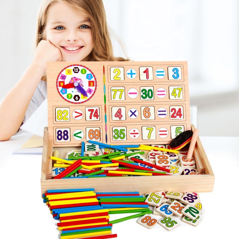 Mathe Zählen Holzstäbchen Kinder Lernen Zahlen Kinder Operation Box Spiel Mathe Zählen Holzstäbchen Kinder Lernen Zahlen Kinder Operation Box Spiel