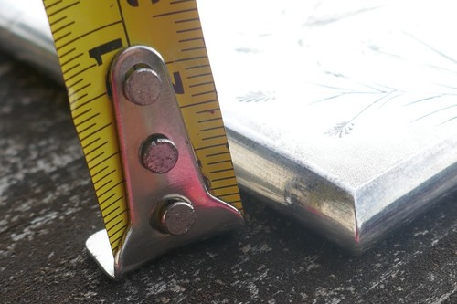 Ant. Dated 1881 Gorham Sterling Aesthetic Movement Card Case In Original Case - 第 9/12 張圖片