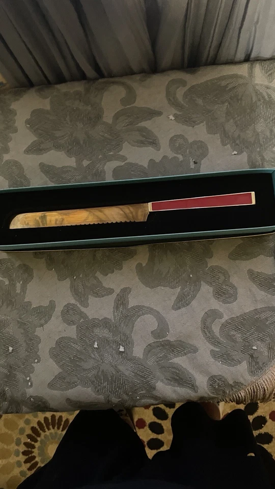 Lenox 适用于 Kate Spade New York, Judaica 系列 Sabbath Challah 面包刀 — 第 2/4 张图片