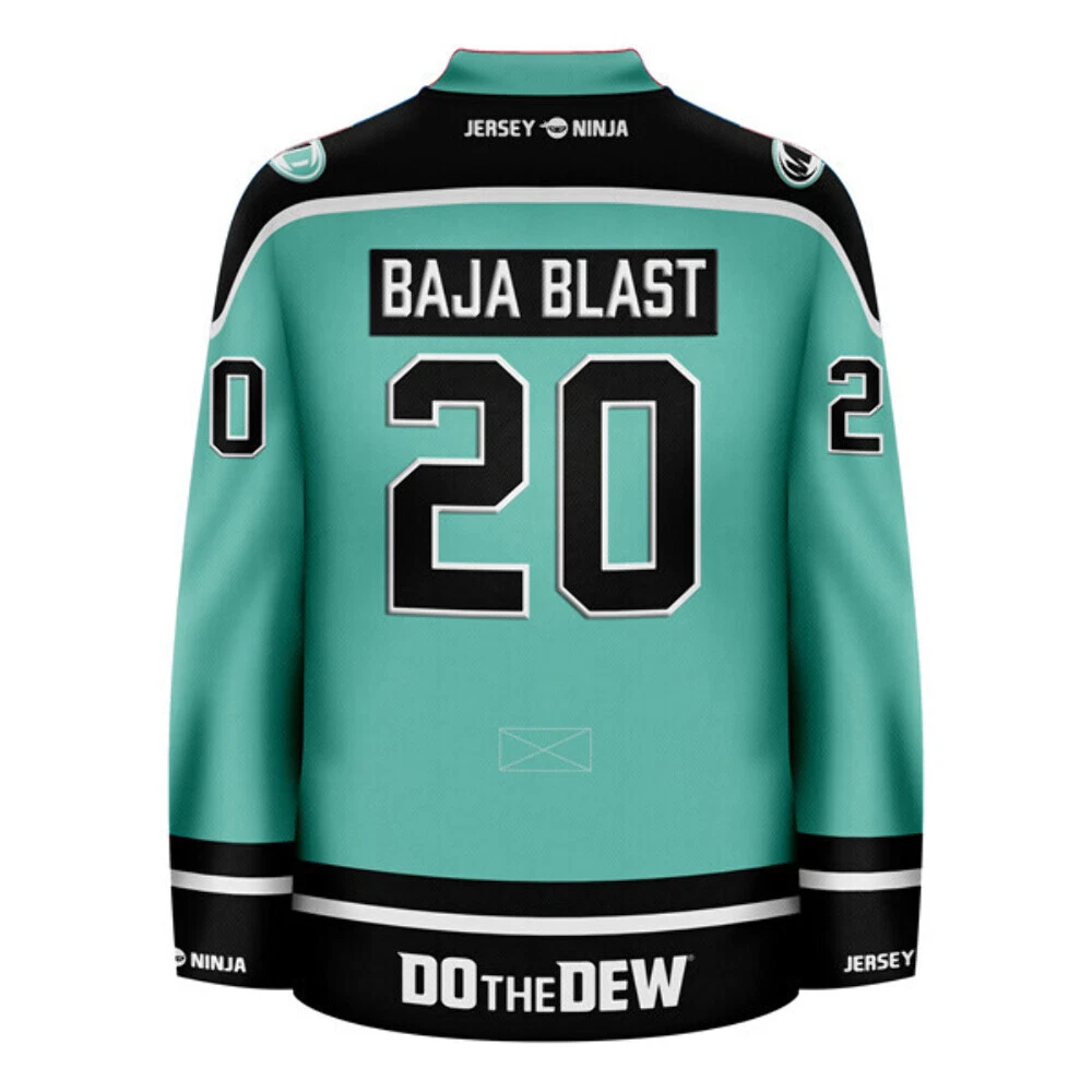 Mountain Dew Baja Blast Teal Hockey Jersey
