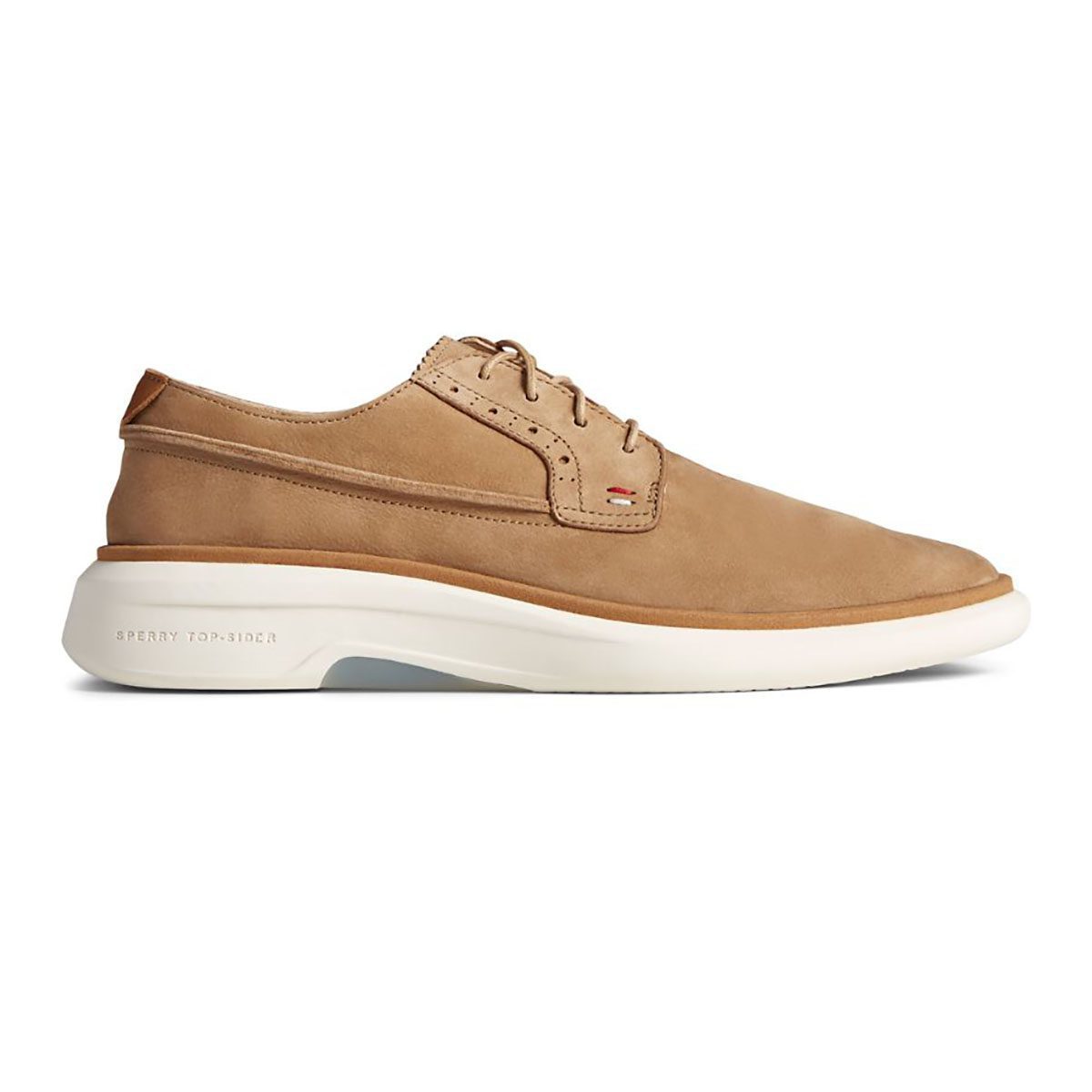 Мужские оксфорды Sperry Gold Cup Commodore Plushwave из темно-серого нубука STS23560