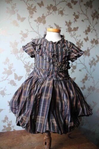 Jottum Winter Brown Dresses for Girls