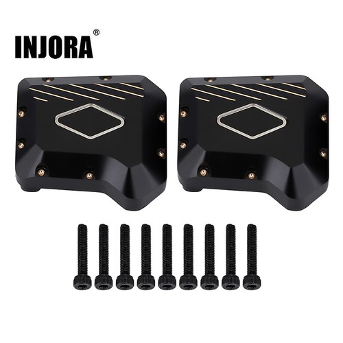 2 Couvercles De Différentiel En Laiton Pour TRX4 - Poids Lourd 69g, échelle 1/10, Couleur Or, AXSPEED