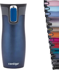 Contigo AUTOSEAL West Loop Stainless Steel Travel Mug Insulated 16, 20, 24oz