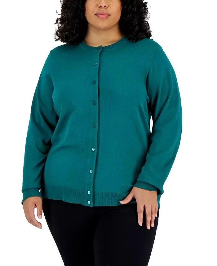 Suéteres sólido de nylon Karen Scott para Mujeres