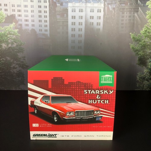 GREENLIGHT ARTISIAN - 1/18 SCALE STARSKY & HUTCH 1976 FORD GRAN TORINO VEHICLE - Picture 4 of 24