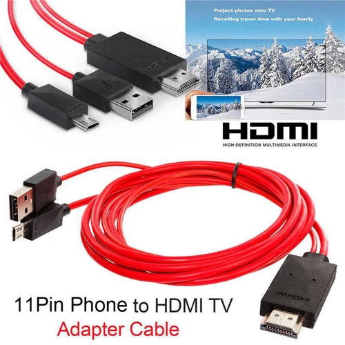 Micro USB HDMI Cable Phone to TV HDTV Adapter for Samsung Galaxy S3 S4 S5 Note4