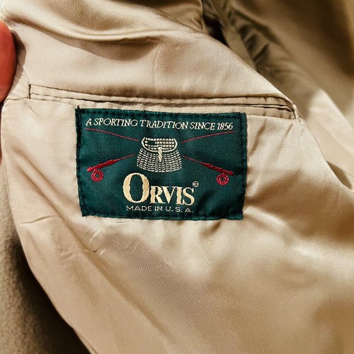 Orvis Carmel Wool Sport Coat Blazer Jacket Men's Size 46 R Large - Picture 20 of 24