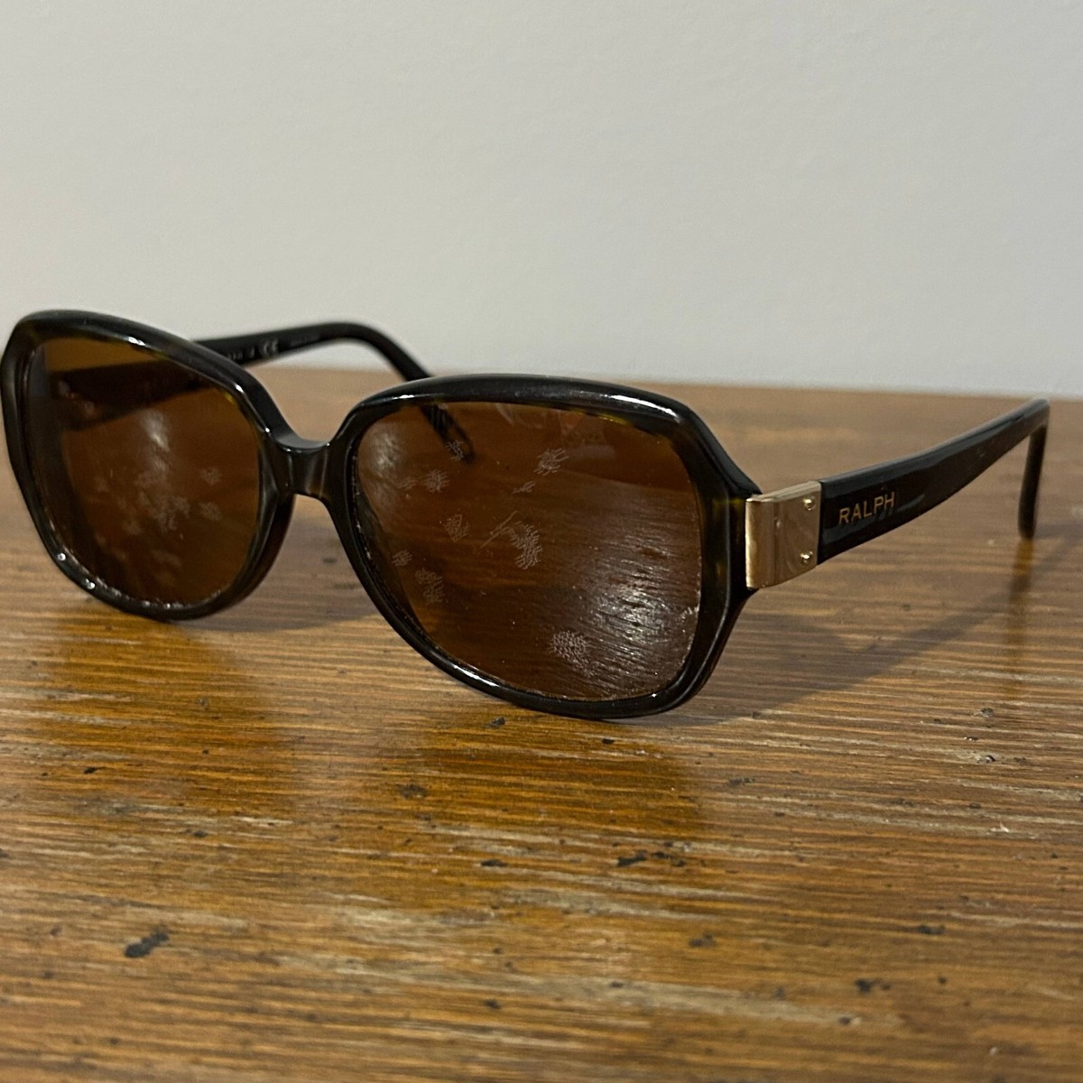 Ralph Lauren Brown Full Rim Square Sunglasses 58-16-135 Lauren Ralph Lauren Brown Square Sunglasses for Men for sale  main image 3