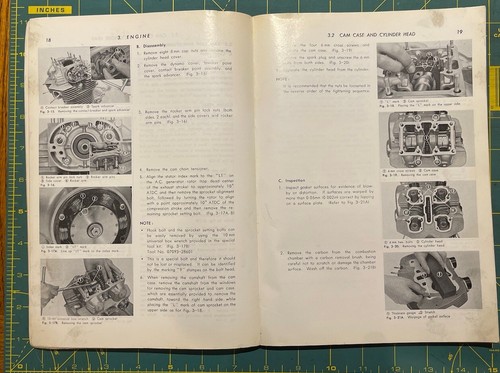 SHOP MANUAL HONDA 250-350 Models CB250, CL250, CB350, CL350 Copyright Date 1968 - Picture 7 of 8