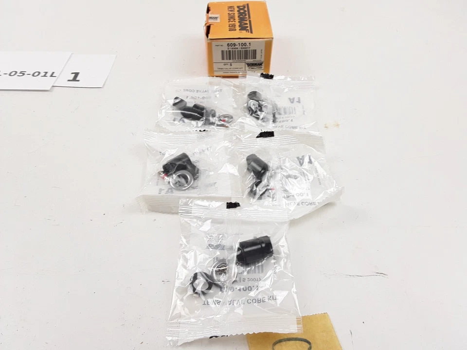 5pcs TPMS Sensor Service Tire Pressure Monitor Sensor Valve Kit Dorman 609-100.1 - Image 2 of 4