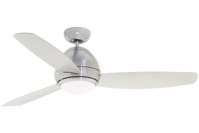 Luminance Kathy Ireland Home 52'' Curva LED Indoor Ceiling Fan Kit | Modern Brush