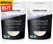 Organic Coconut Milk Powder, 2 Lbs 2 Pack - Plant-Based Creamer Keto Friendl