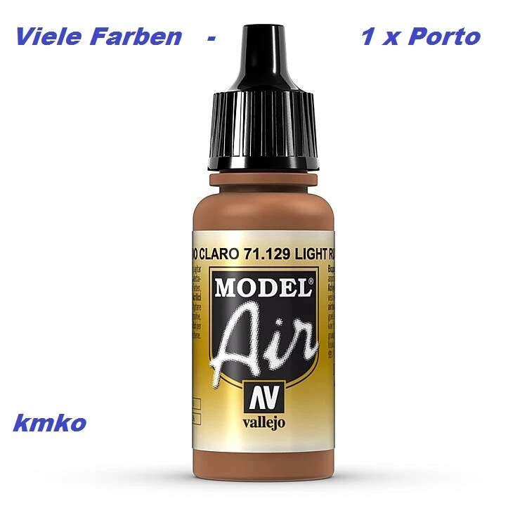Vallejo Model Air MA 129 71.129 Light Rust, Heller Rost RAL2010 17ml