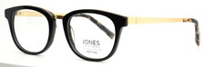 JONES NEW YORK J234 Black Womens Square Petite Eyeglasses 47-19-135 B:37