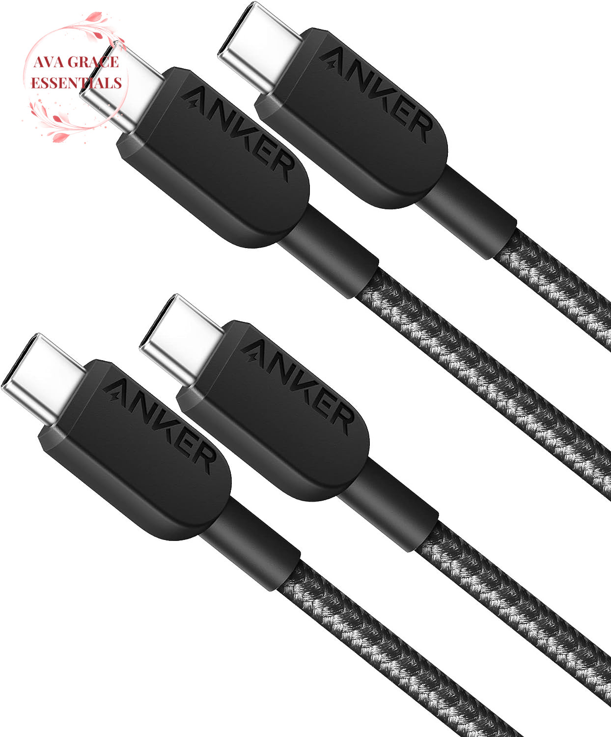 310 USB C to USB C Cable (3Ft, 2 Pack),Type C Fast Charging Cable for Iphone 15,