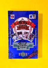 1989 UPPER DECK HIGH SERIES BOX BBCE AUTHENTICATED _ KEN GRIFFEY JR RC 