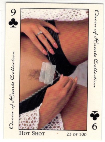 jENNA JAMESON - 4 Spielkarten - 1995 - HOT SHOT - QUEEN OF HEARTS Siehe Details - Bild 4 von 6
