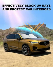 For 2021-2025 Acura MDX Car Windshield Sun Shade Visor UV Block Foldable  Cover