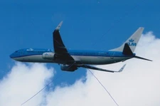 CIVIL AIRCRAFT PHOTO PLANE PHOTOGRAH KLM PICTURE PH-BXP BOEING 737 AIRLINER.