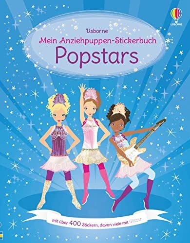 Lucy Bowman Mein Anziehpuppen-Stickerbuch: Popstars: mit über 400 St (Tascabile)