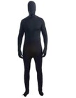 Disappearing Man Adult Halloween Costume Black Body Suit Size Standard Brand New