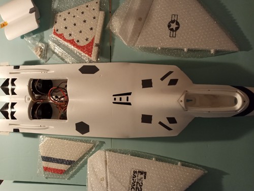F-22 TWIN 64MM EDF JET RC AIRPLANE RECIEVER READY MEDIA ON BOX 1 TO 1 - Picture 2 of 13