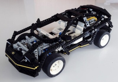 vintage LEGO Technic 8880 Super Car with instructions and