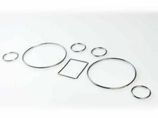 Chrome Dashboard Dial Gauge Ring Set For Audi A3 8l A4 B5 A6 C5 94-04 New