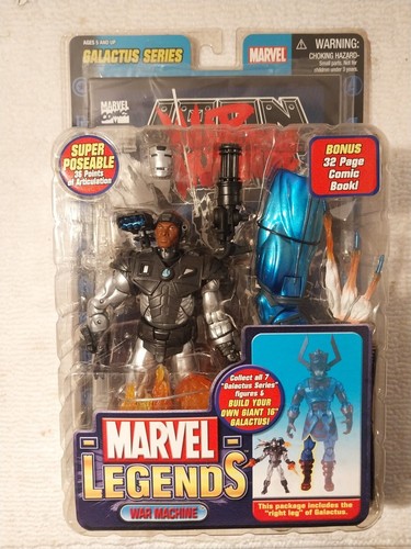 2005 Marvel Legends War Machine Action Figure - Galactus Series - Toy Biz