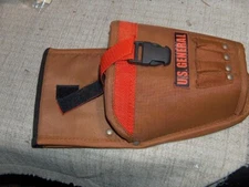 Used U.S General Drill Tool Holster Tan Belt Pouch FREE SHIPPING