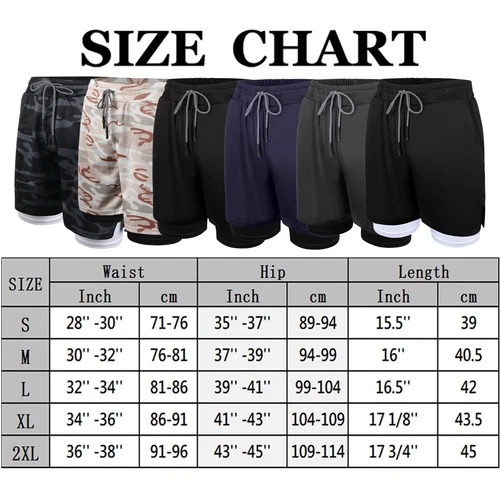 Men's Sports Training Running Bodybuilding Workout Fitness Shorts Gym Pants Run - Picture 2 of 23