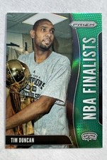 Tim Duncan 2019 Panini Prizm NBA Finalists Green Prizm #5