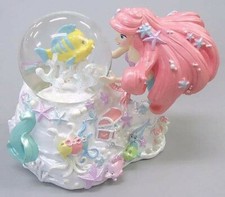 Ariel Flounder Snow Globe Tokyo Disney Store The Little Mermaid Character Goods
