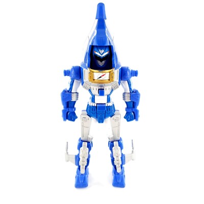 Mega Power Counter Attack Face Changing 8'' Action Figure Blue Bandai Untested