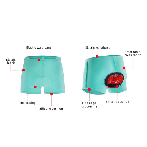WOSAWE Men's Cycling Underwear 3D Gel Padded MTB Bike Underpants Sports Briefs - Picture 10 of 22