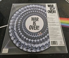 John Lennon Yoko Ono War Is Over 12" Zoetrope Vinyl Record Unopened Cover Break