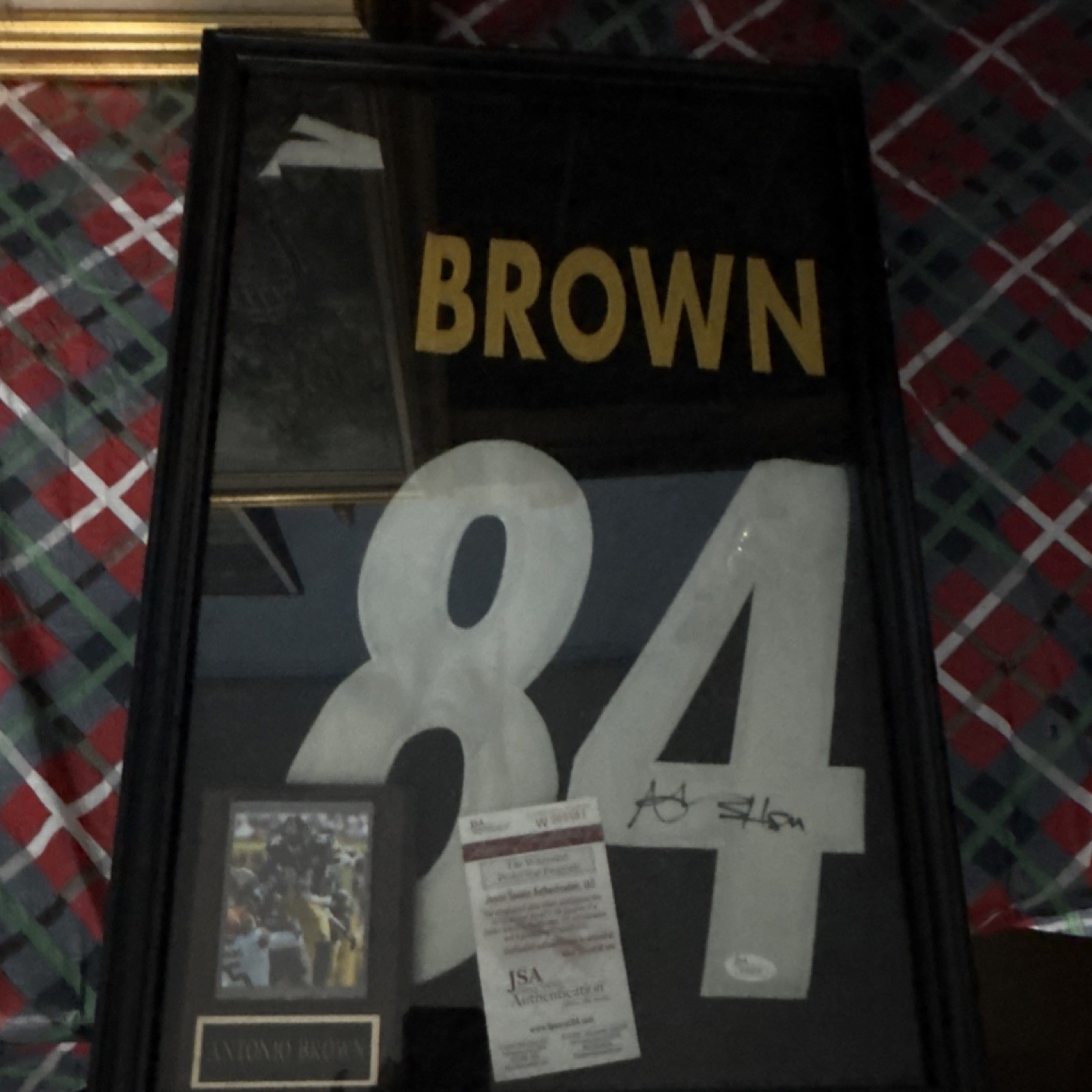 Antonio Brown Autographed Signed Pittsburgh Steelers Jersey #84 JSA Authenticated 