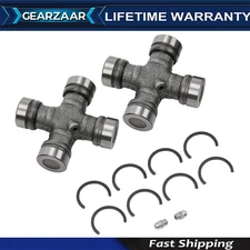 2x Premium Driveshaft Universal Joints Pair Front or Rear Moog 534G US
