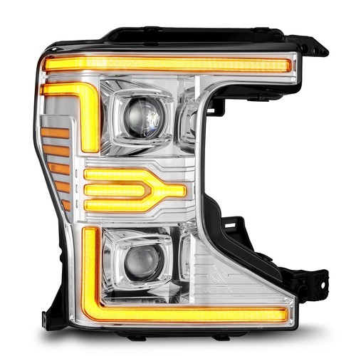 For 20-22 Ford Super Duty LUXX-Series Projector LED Headlights Chrome - Picture 5 of 10