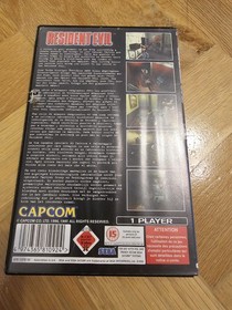 Resident Evil - Sega Saturn (PAL) Video Game Boxed With Manual Disc 