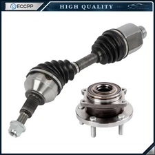 Front Right CV Axle Shaft + Wheel Hub Bearing For Dodge Avenger Chrysler 200