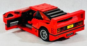 Lego Creator Expert FERRARI F40 10248 No box/instructions Missing 3 Stickers