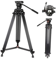 Video Tripod, 74" Professional Heavy Duty Camera Tripods with Q5S Fluid Head