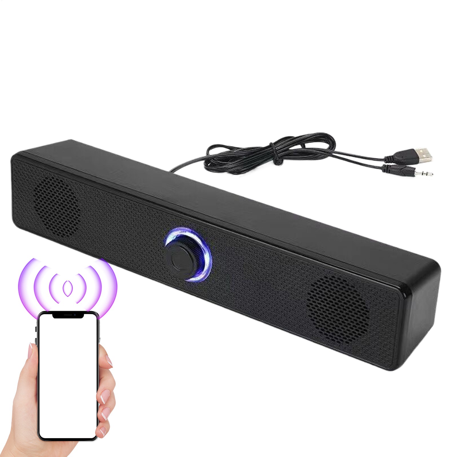 Soundbar Speakers Auto Volume Boost Speaker Volume Boost Wireless Deep Bass