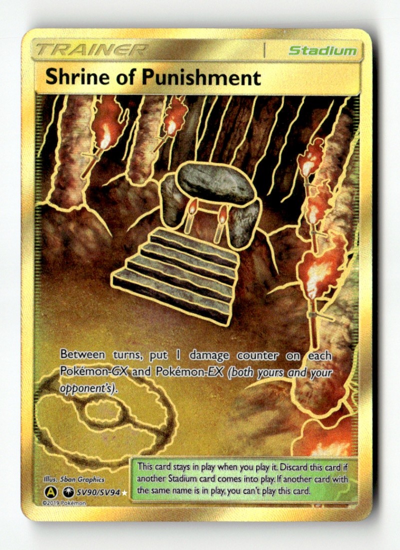 Shrine of Punishment Hidden Fates: Shiny Vault SV90/SV94 NM Pokémon TCG