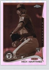 2014 Topps Chrome Sepia Refractor /75 Nick Martinez #65 i4v